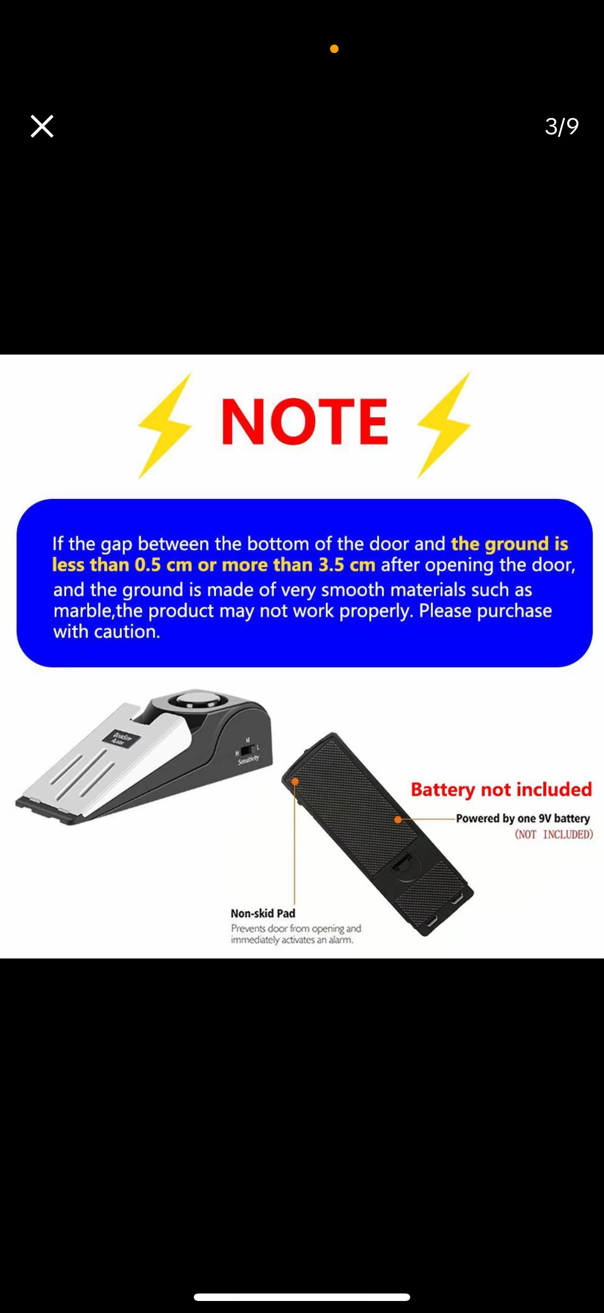 Door alarm