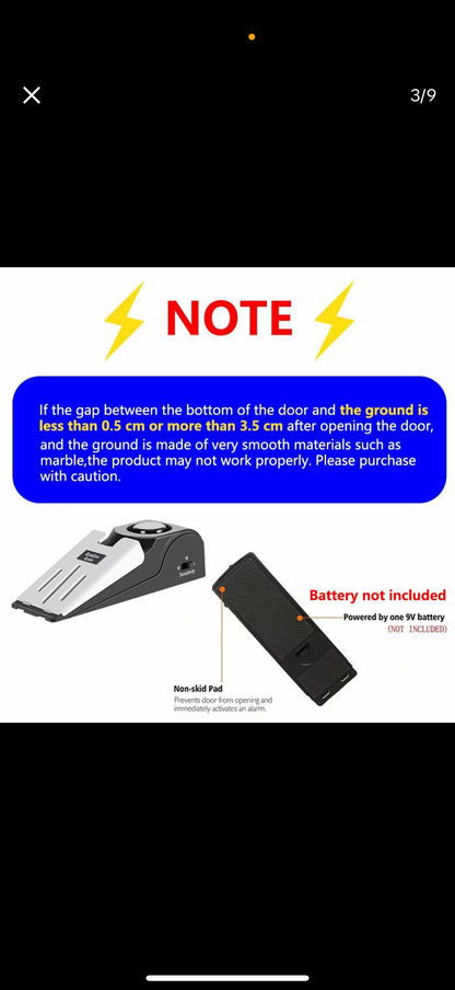 Door alarm